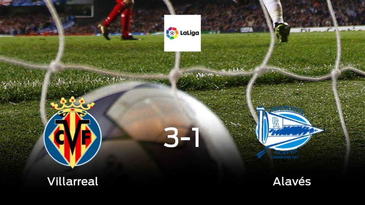 Los tres puntos se quedan en casa: Villarreal 3-1 Alavés