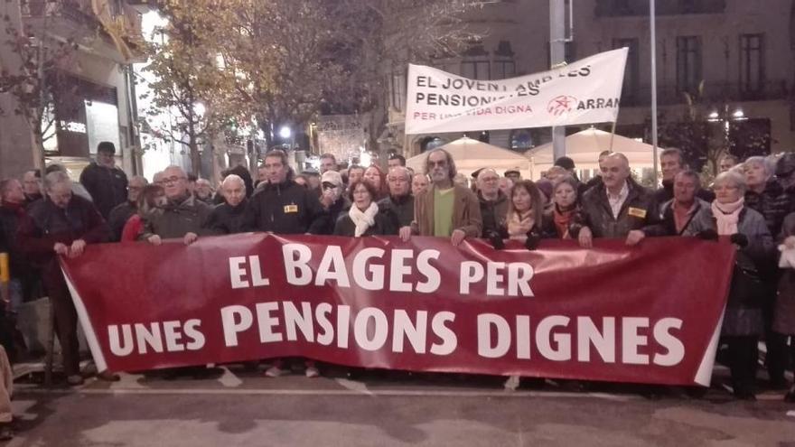 Imatge d&#039;una manifestació de la plataforma