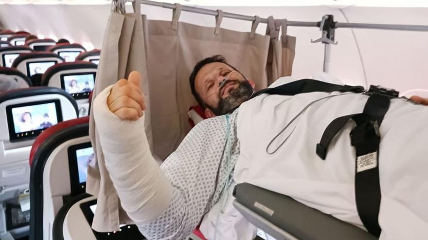 Toni Vingut ya se está recuperando en Ibiza