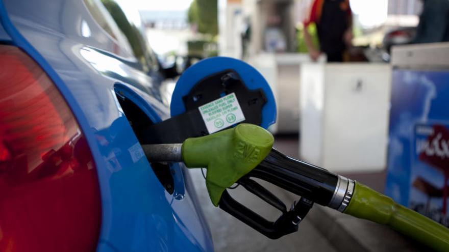 Un surtidor de gasolina en Asturias.