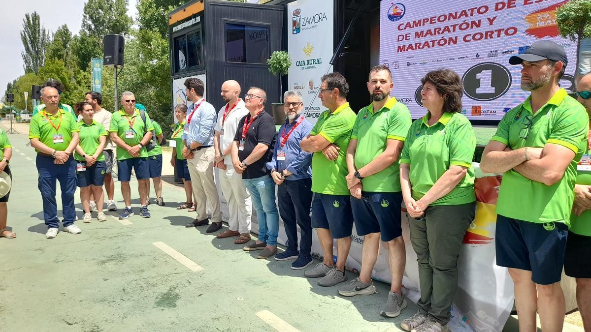 VÍDEO | Minuto de silencio en el Nacional de piragüismo por el fallecimiento del padre de un palista zamorano