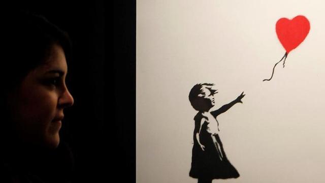 Una de las obras más reconocidas de Banksy.