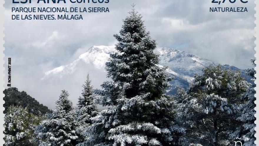 Correos emite un sello dedicado a la Sierra de las Nieves