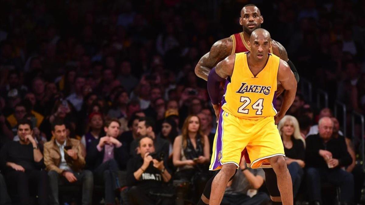 Kobe Bryant y LeBron James llevaron su amistad más allá de las canchas