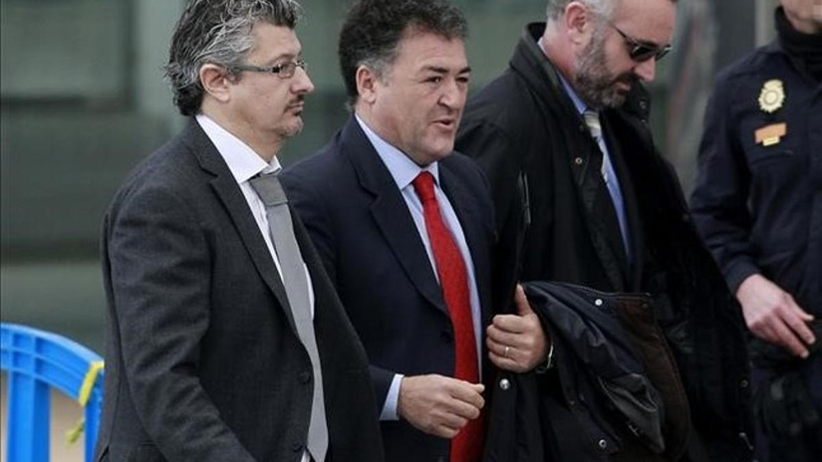 José Luis 'Pepote' Ballester, a su llegada al juicio por el 'caso Nóos', en la Audiencia de Palma.