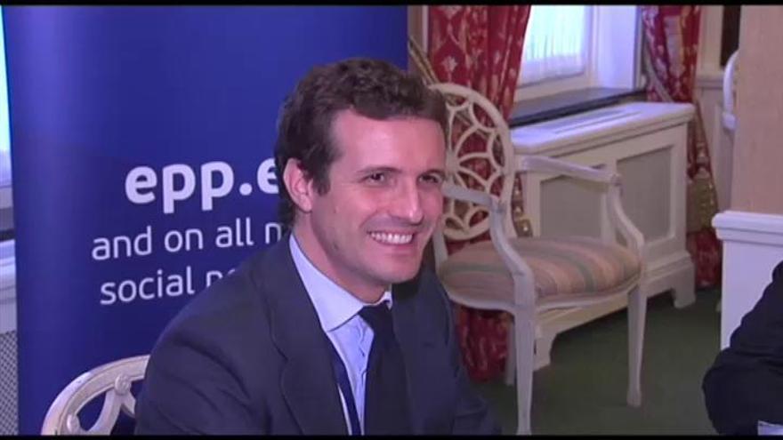 Casado: "Que se tenga el mismo baremo de exigencia cuando gobierna el PSOE y el Partido Popular"