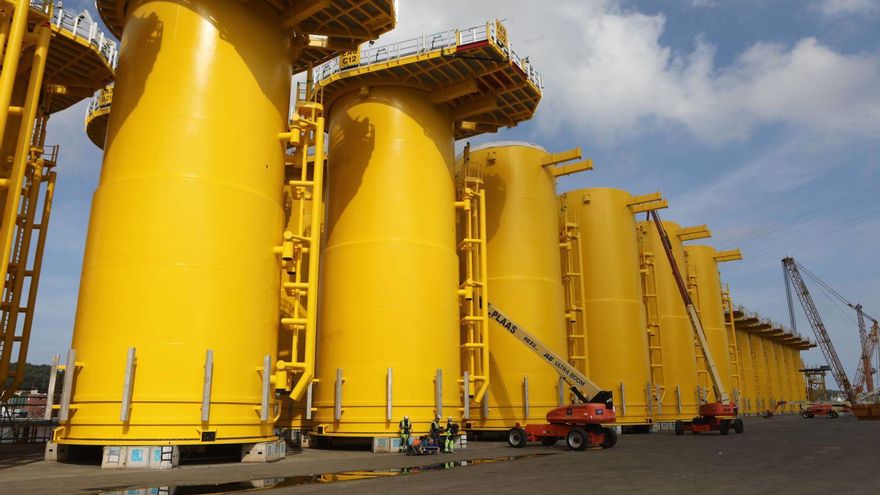 Comienza la construcción de un parque offshore como 43.000 campos de fútbol y con piezas de Windar