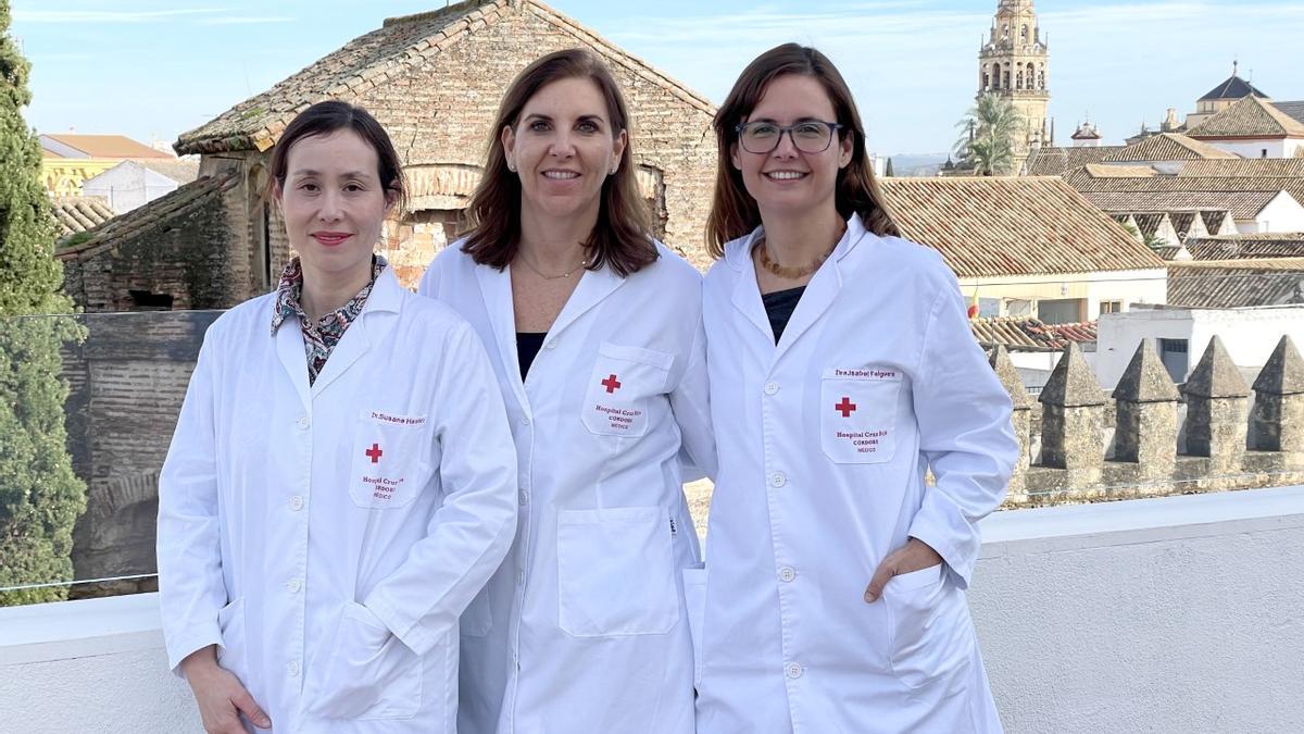 Las responsables de la nueva unidad abierta en el hospital Cruz Roja de Córdoba.