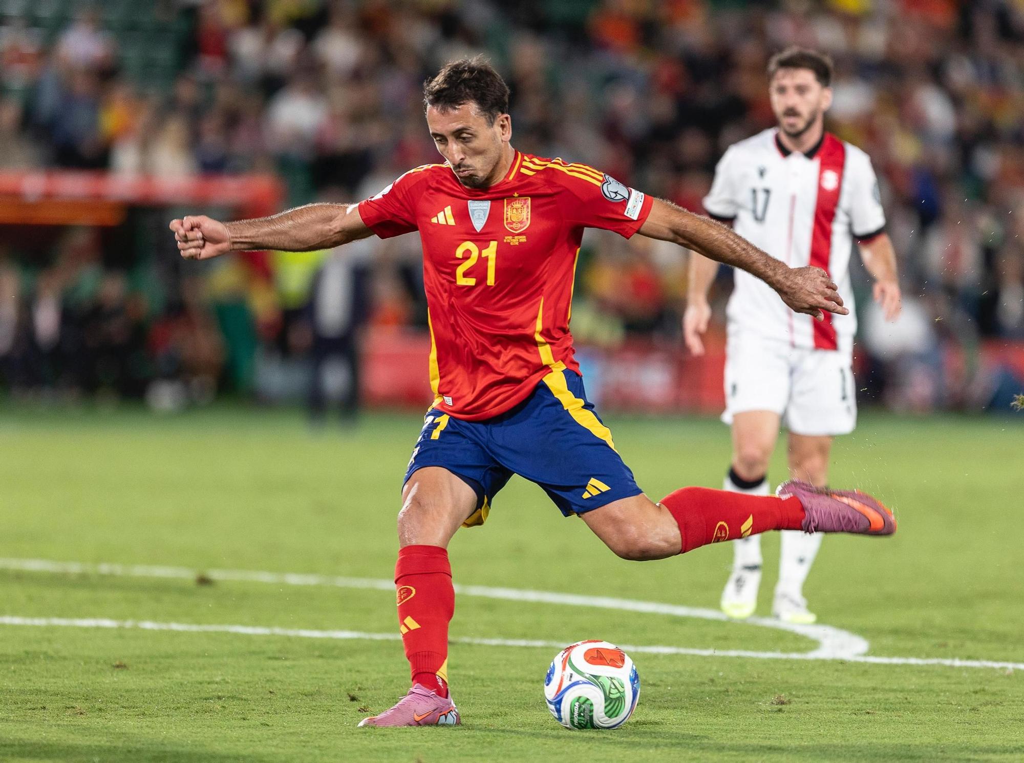 España - Georgia, en imágenes