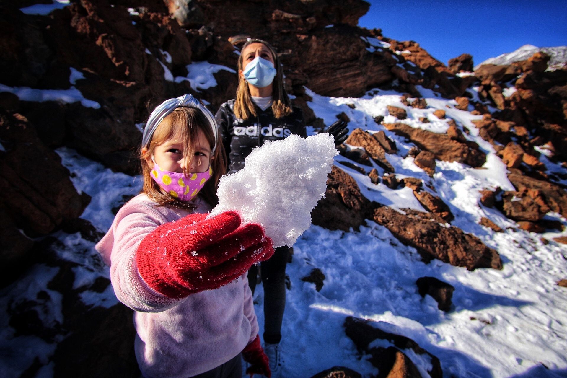 Jornada de nieve en El Teide