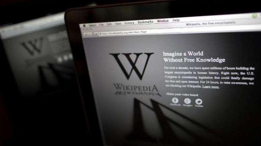 El apagón de Wikipedia contra las leyes antipirata de EEUU revoluciona la Red