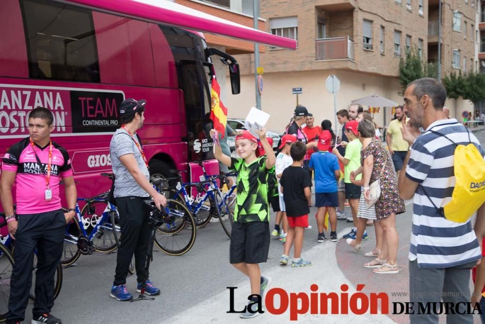 Vuelta ciclista a España: Salida en Caravaca