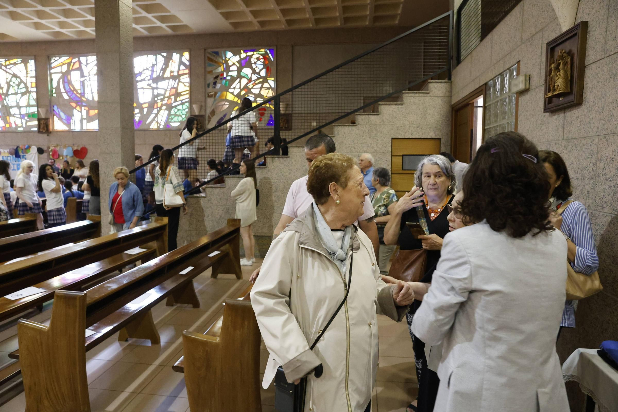 Así fue la celebración de los 60 años del colegio La Milagrosa de Gijón (en imágenes)