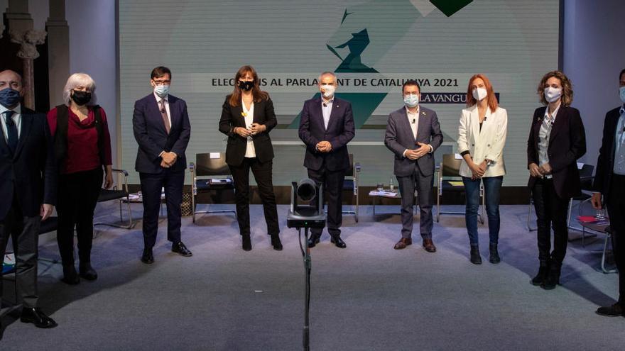 Tots els candidats i candidates a les eleccions del 14-F, organitzat per &#039;La Vanguardia&#039;, el 29 de gener de 2021