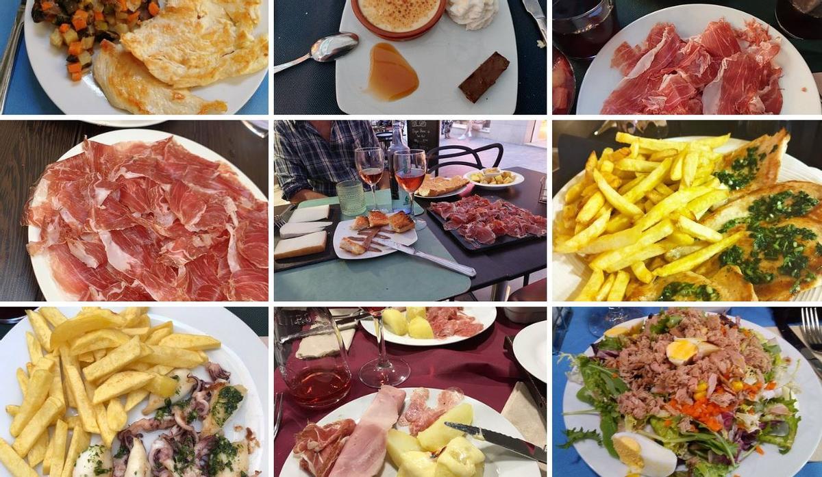 Imatges de plats del restaurant publicades per usuaris de Tripadvisor.