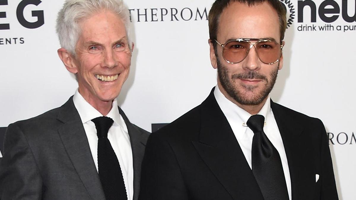 Tom Ford y su marido, el periodista recientemente fallecido Richard Buckley