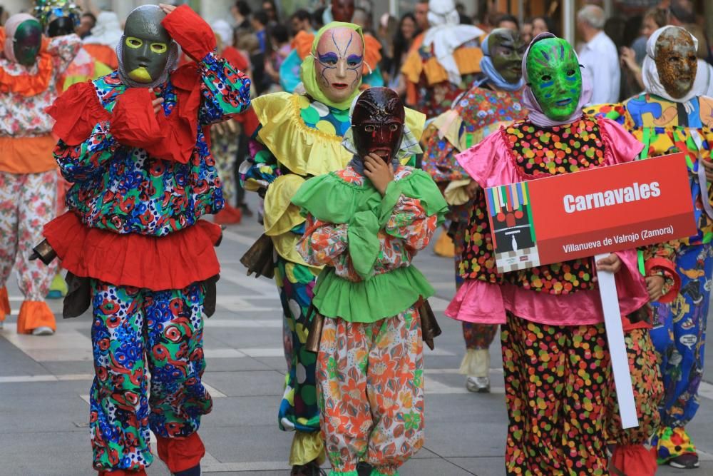 Desfile de mascaradas en Zamora