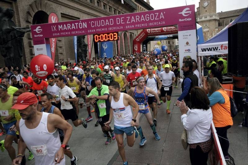 Fotogalería del IX Maratón de Zaragoza
