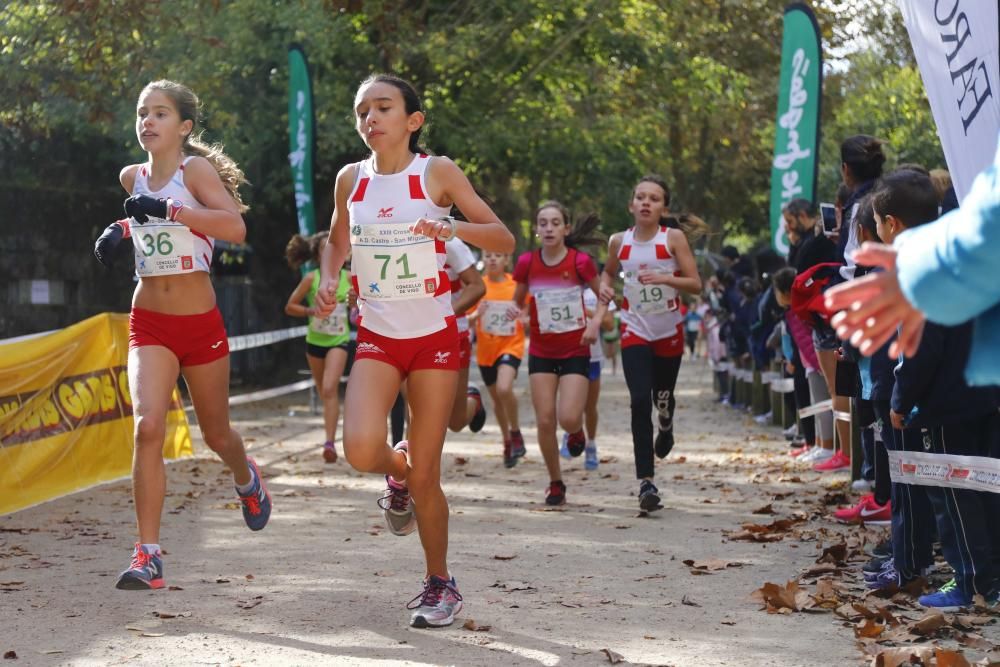 Más de 1.100 jóvenes atletas desafían a las bajas temperaturas para participar en la tradicional carrera de cross escolar.