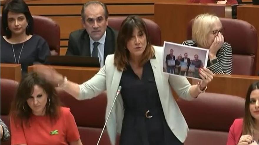 Ana Sánchez, en una intervención pública.