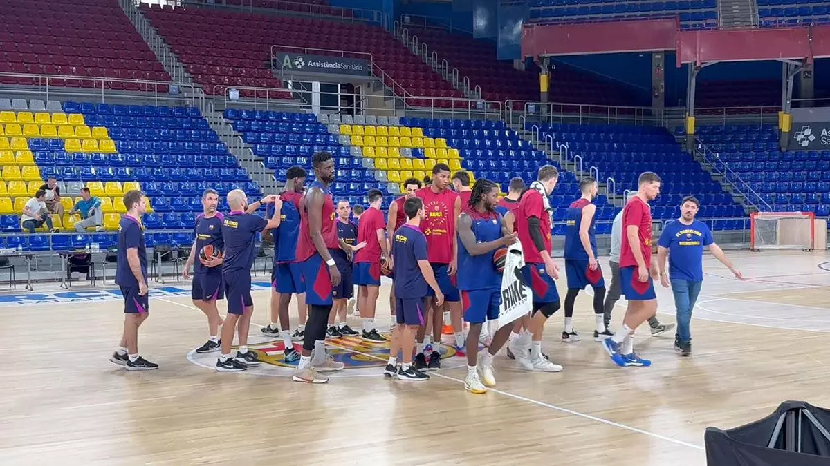 Último entreno del Barça antes de medirse a Zalgiris Kaunas en la 6ª jornada de Euroliga