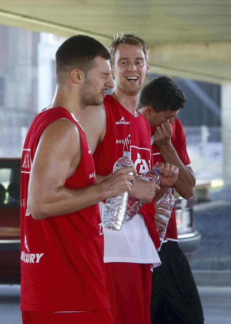 Entrenamiento del CAI Zaragoza