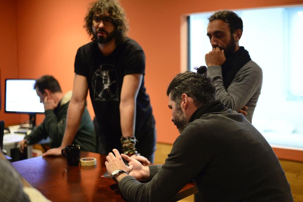 Depedro e Izal en los Estudios Mans de A Coruña