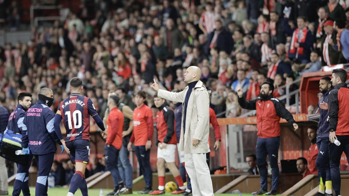 MAR, durante el Sporting-Levante