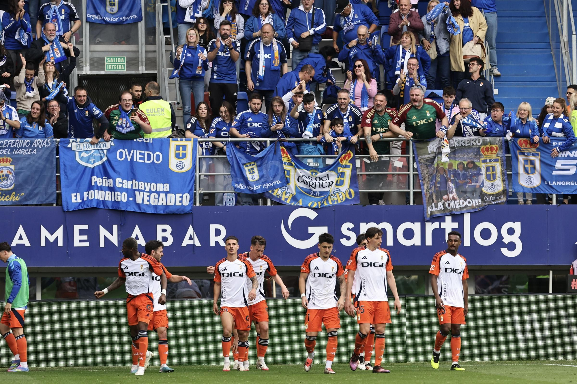 EN IMÁGENES: El partido entre el Eibar y el Real Oviedo
