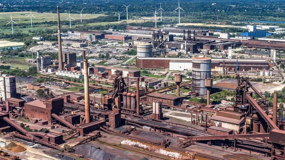 Planta siderúrgica de Bremen, en Alemania