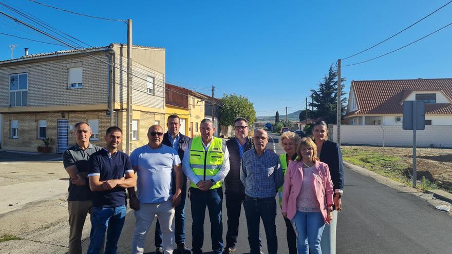 La Diputación invierte  1 millón de euros en renovar la carretera que une Coreses y Malva
