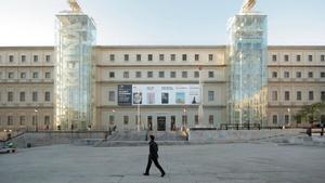 Una obra del Museo Reina Sofía, afectada por un resbalón accidental