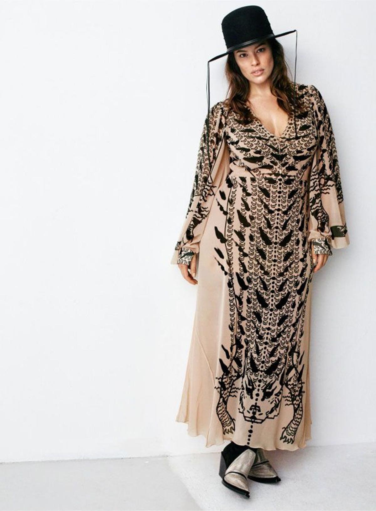 Ashley Graham con vestido de H&amp;M Studio