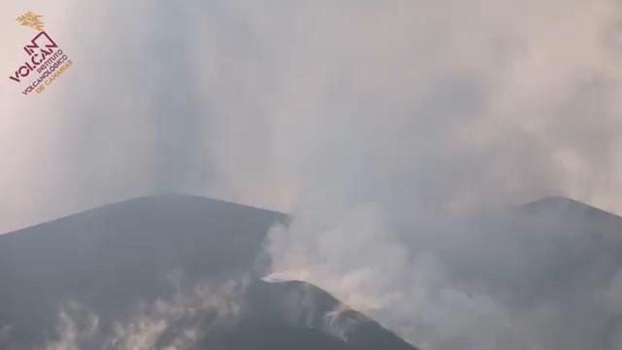 Desgasificación del volcán de La Palma