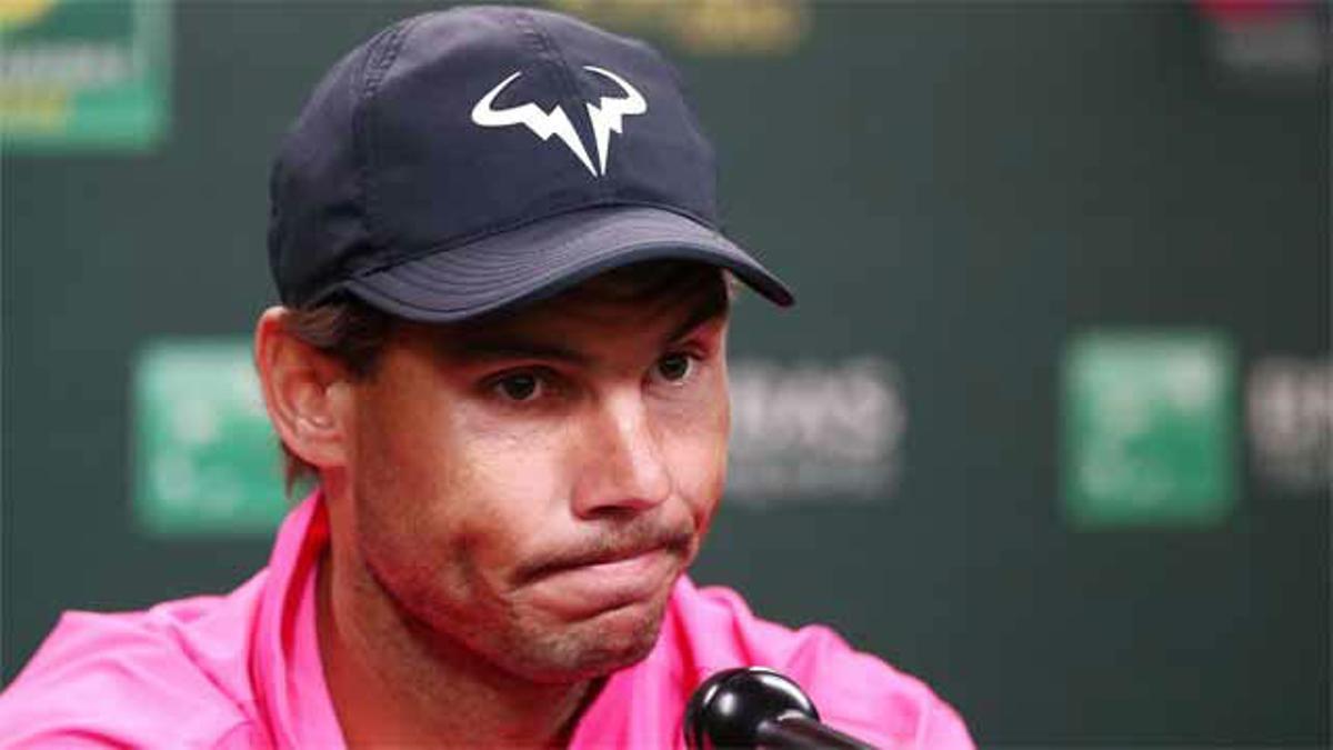 Nadal: Mi rodilla no está al nivel suficiente para jugar