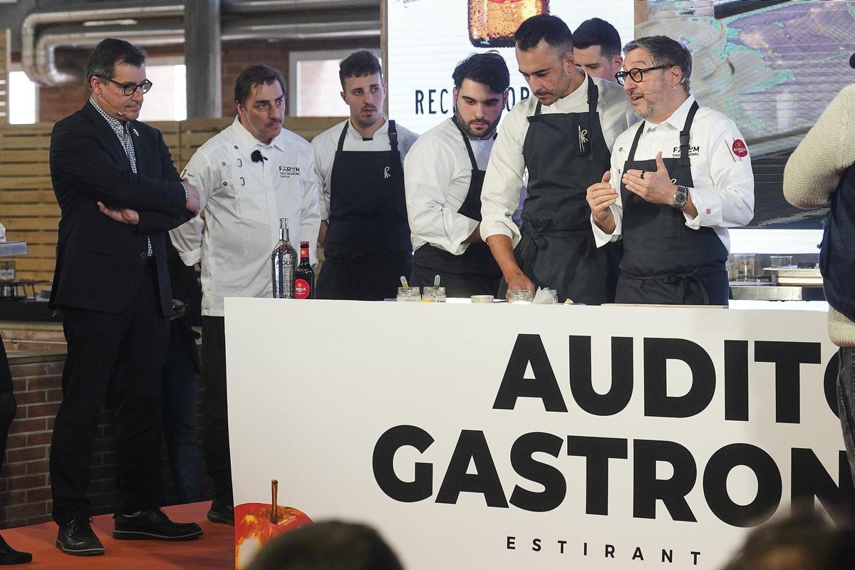 Les fotos dels germans Roca a la ponència del Fòrum Gastronòmic de Girona