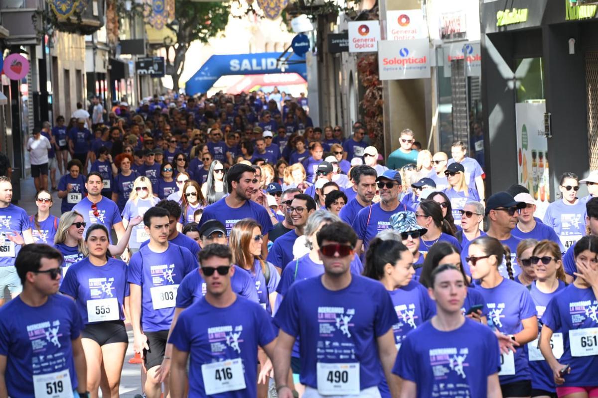 Las mejores imágenes de la II Carrera de las Ciudades contra el Cáncer de Páncreas en Elche
