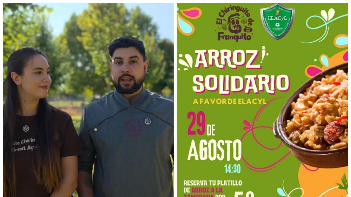 Arroz solidario en Coreses.