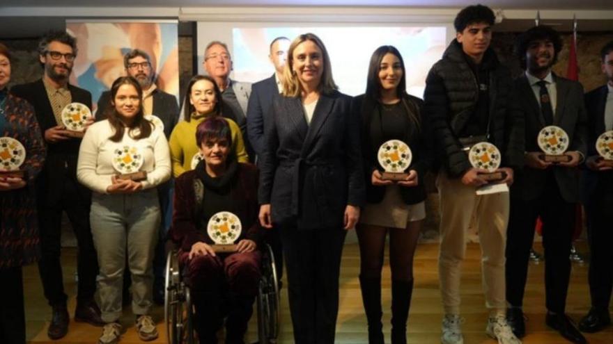 La consejera Conchita Ruiz, ayer durante la entrega de distinciones ‘JEX en Acción’. | CARM
