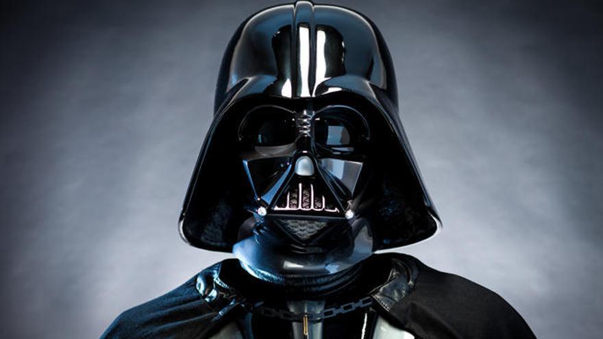 El personaje Darth Vader durante la producción de Star Wars.