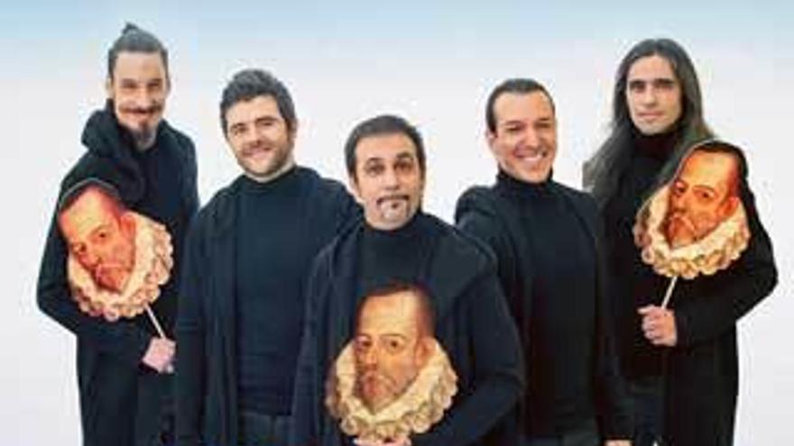 El elenco de la compañía &quot;Ron Lalá&quot;.