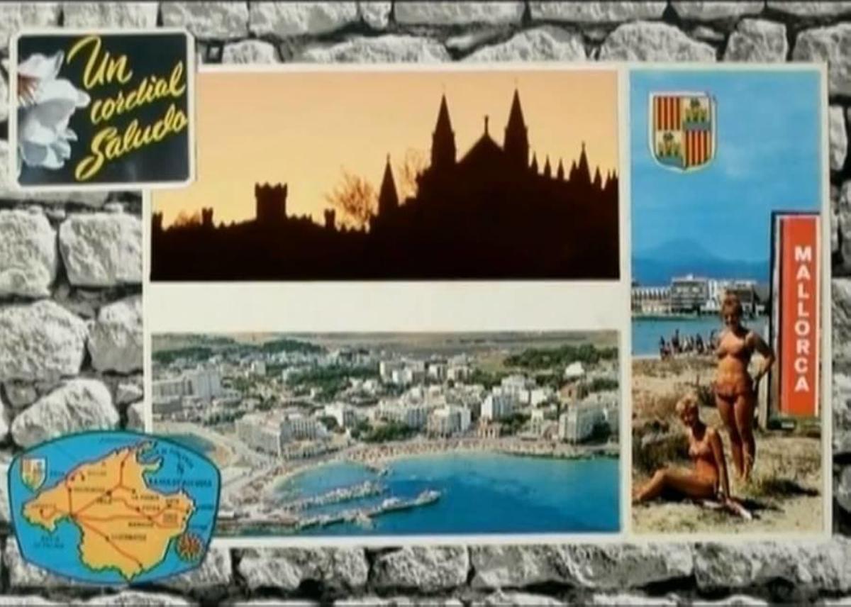Su cámara dejó constancia de personajes famosos como Errol Flynn en Mallorca, una isla que viajó por todo el mundo en forma de postal.