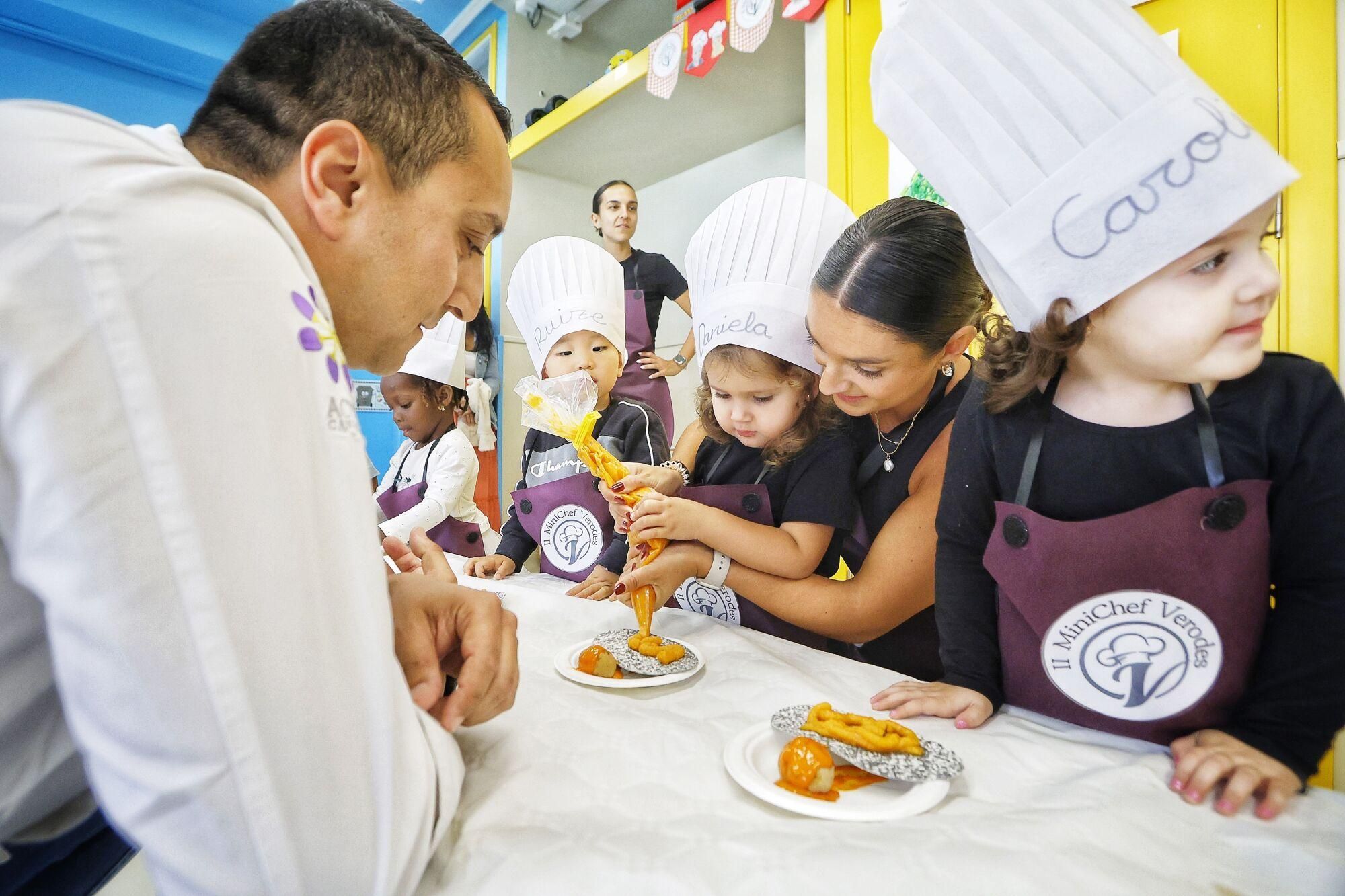 'Minichefs' en el colegio Los Verodes de Santa Cruz.