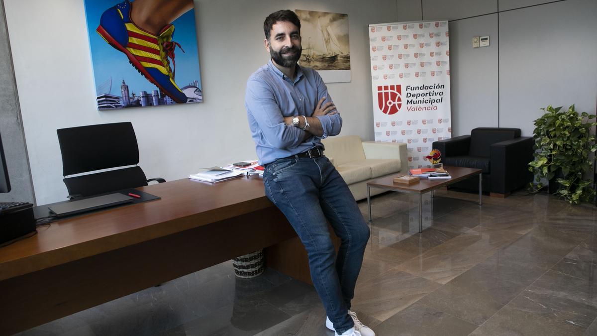 Javier Mateo recibió a SUPER en su despacho en la FDM de València