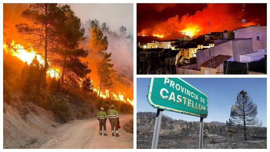 Tres años del grave incendio del Alto Mijares: los alcaldes critican que el monte sigue siendo un "polvorín" y aún hay pilas de leña por retirar
