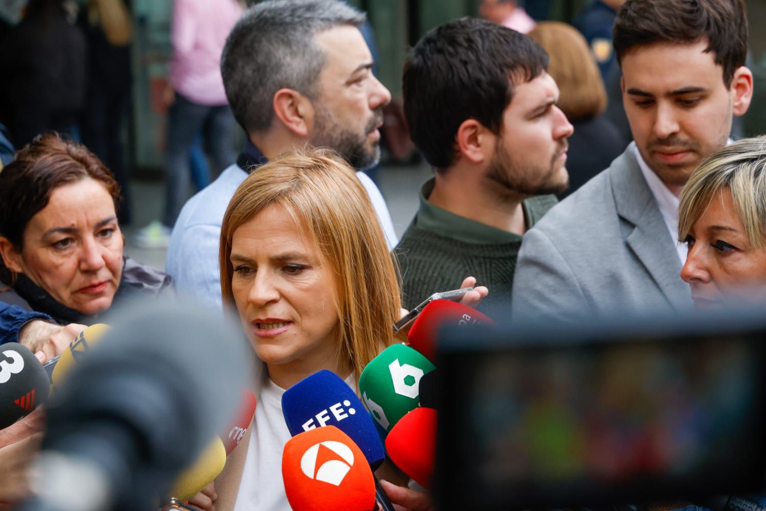 Pilar Bernabé declara en la Ciudad de la Justicia en la instrucción de la dana