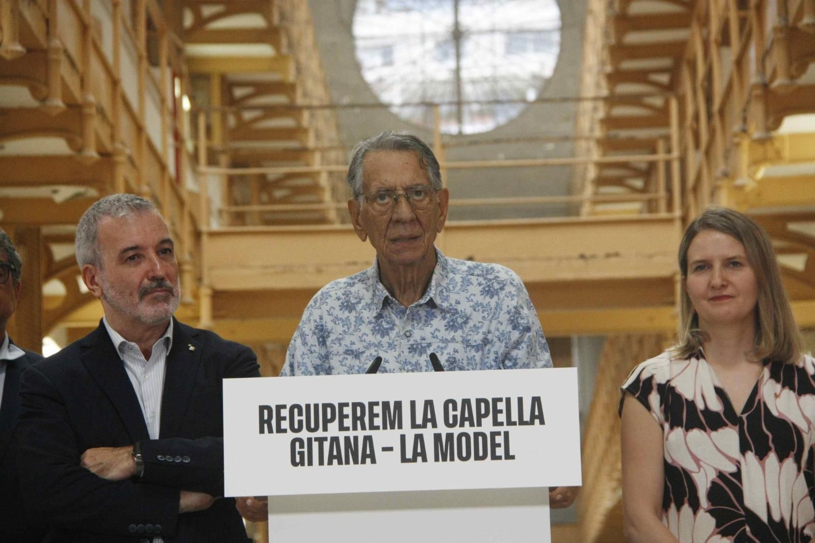 Descobertes les pintures murals de la capella Gitana a la presó Model de Barcelona