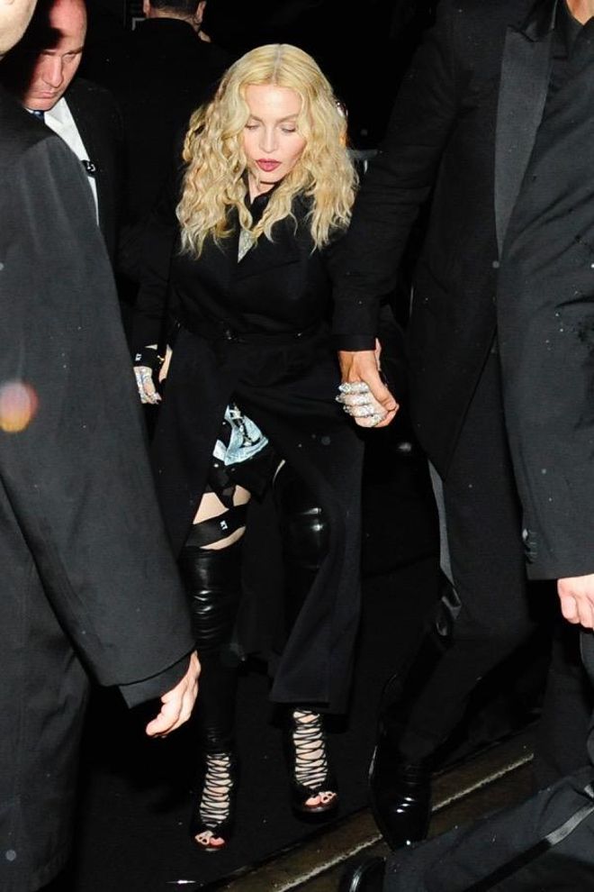 Fiesta tras la Gala Met, Madonna.