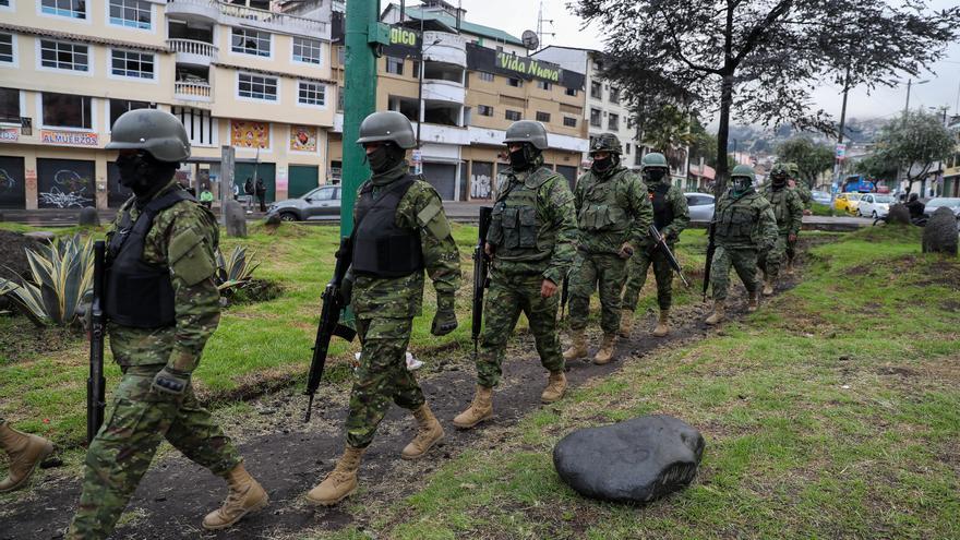 Más de 8.000 detenidos en 37 días de &quot;conflicto armado&quot; en Ecuador contra la criminalidad.