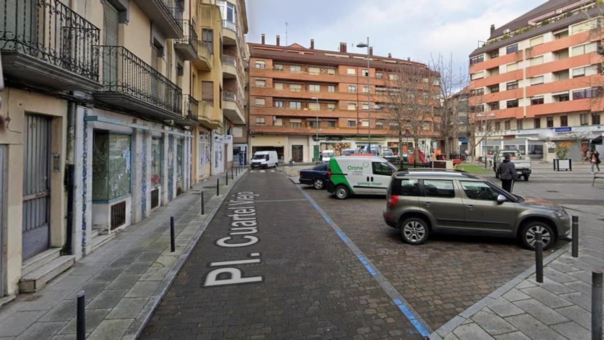 Plaza del Cuartel Viejo, en Zamora.